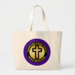 EXERCISE YOUR FAITH WALK WITH GOD TOTE BAGS