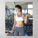 Exercising, Gym, Sport, Woman, Body care, Day, Print