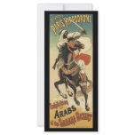 Exhibition of Arabs of the Sahara Desert Rack Card Template