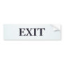 exit bumper sticker