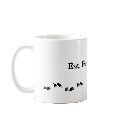 Exit, Pursued by a Bear Mugs by vampire_lover