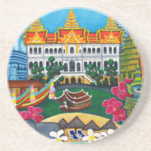 Exotic Bangkok Coaster by Lisa Lorenz