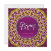 Exotic Eastern Dinner Party Special Invitation