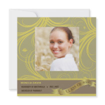 Exotic Elegance Photo Graduation Announcement