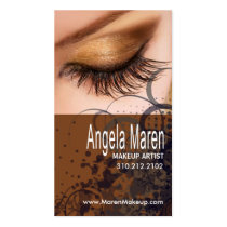 Exotic Eyes Makeup Artist Business Card