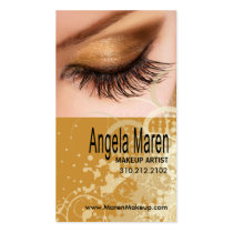 Exotic Eyes Makeup Artist Business Card