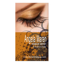 Exotic Eyes Makeup Artist Business Card