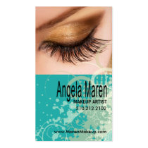 Exotic Eyes Makeup Artist Business Card