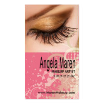 Exotic Eyes Makeup Artist Business Card
