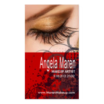 Exotic Eyes Makeup Artist Business Card