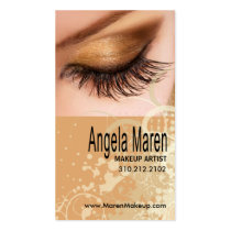 Exotic Eyes Makeup Artist Business Card