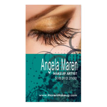 Exotic Eyes Makeup Artist Business Card