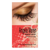 Exotic Eyes Makeup Artist Business Card