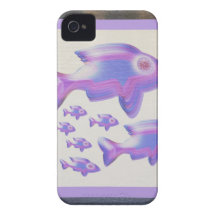 Exotic Fish FAMILY iPhone 4 Case