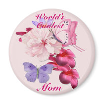 Exotic Floral for Mom Magnets