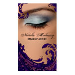 Exotic Floral Makeup Artist Business Card business cards