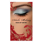 Exotic Floral Makeup Artist Business Card
