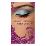 Exotic Floral Makeup Artist Business Card business cards