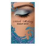 Exotic Floral Makeup Artist Business Card