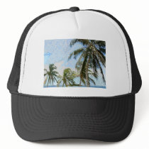 Exotic Palm Trees Mesh Hats