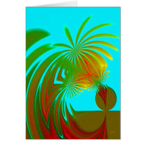 Exotic Palms Card cards