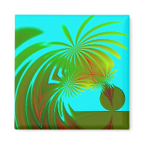 Exotic Palms Magnet magnets