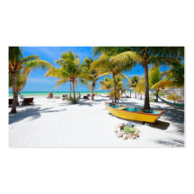 Exotic resort business card templates