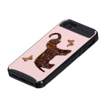 Exotic Rose Elephant Butterfly iPhone 5 Case