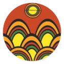 Exotic waves Sticker