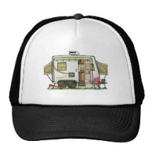Expandable Hybred Trailer Camper Mesh Hat