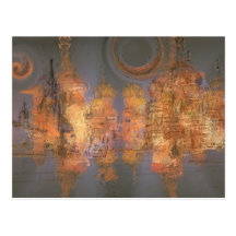 Expansion – Golden Shimmering City of Dream Postcards