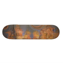 Expansion – Golden Shimmering City of Dream Skateboard Deck