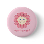 Expecting a Girl Button