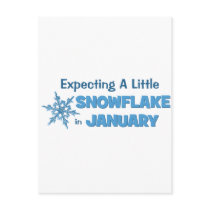 Expecting A Little Snowflake in January Maternity