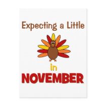 Expecting A Little Turkey in November!