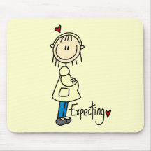 Expecting Baby Tshirts and Gifts Mousepad