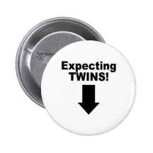 Expecting Twins Pinback Button