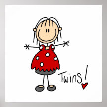 Expecting Twins T-shirts and Gifts Print