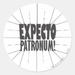Expecto Patronum! Round Sticker
