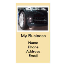 Expensive Cars Dealership Business Card Templates