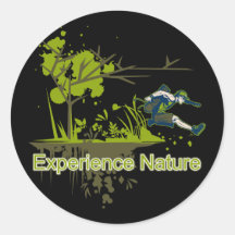 Experience Nature Round Stickers