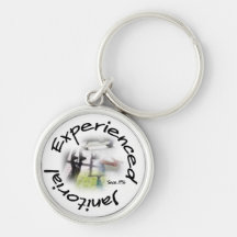 Experienced Janitorial Keychain