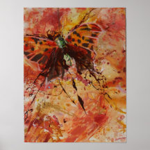 Exploding Butterfly Print