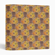 Exploding Clouds 3 Ring Binder