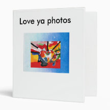 Exploding Heart Love ya Marcoart Binders