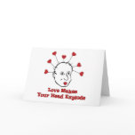 Exploding Love Head Greeting Cards