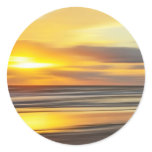Exploding Rays Round Sticker