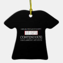 Exploration [of] Humanity Rendlesham Binary Code Christmas Ornaments