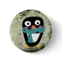 Exploring Antarctica Galápagos penguin bird button