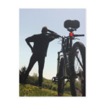 Exploring on a Bike 1 Postcard